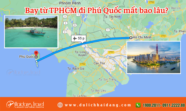 Bay từ TPHCM đi Phú Quốc mất bao lâu