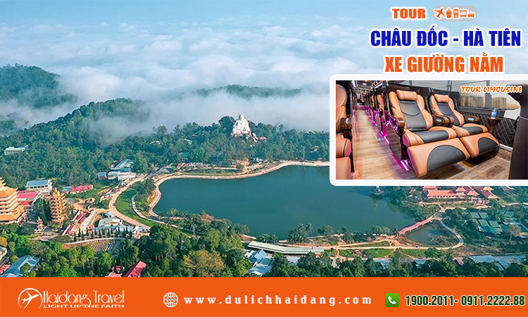 Tour Châu Đốc - Hà Tiên xe giường nằm