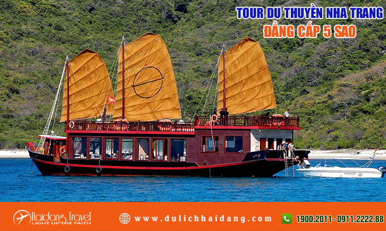 Tour du thuyền 5 sao Nha Trang