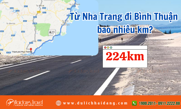 Từ Nha Trang đi Bình Thuận bao nhiêu km?