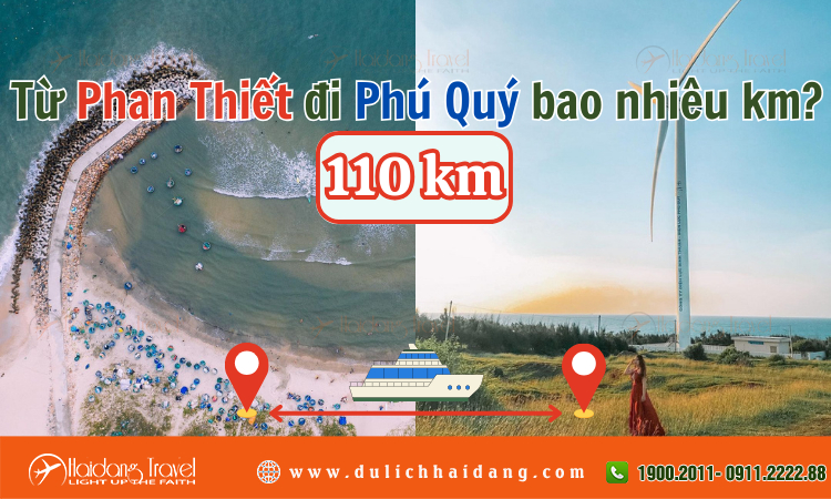 Từ Phan Thiết đi đảo Phú Quý bao nhiêu km