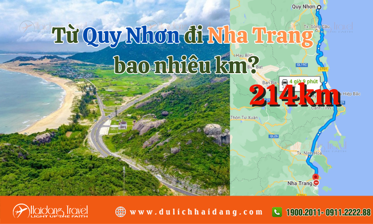 Từ Quy Nhơn đi Nha Trang bao nhiêu km? 