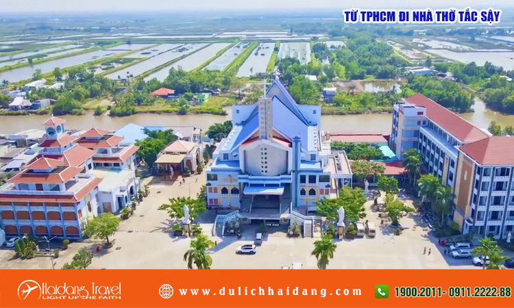 Từ TPHCM đi Nhà Thờ Tắc Sậy bao nhiêu km