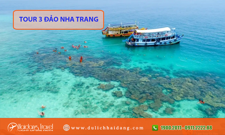 Tour 3 đảo Nha Trang