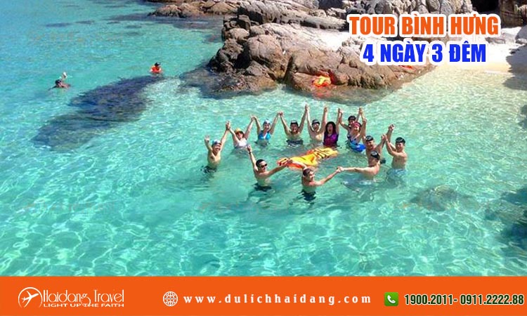 Tour bình hưng 4 ngày 3 đêm