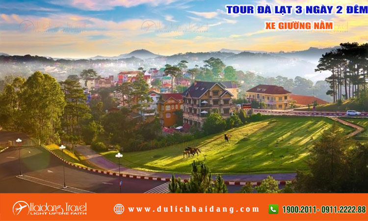 Tour Đà Lạt 3 Ngày 2 Đêm Xe Giường Nằm