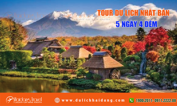 Tour du lịch Nhật Bản NARITA- YAMANASHI - TOKYO 5 Ngày 4 Đêm