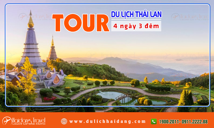 Tour Thái Lan 4 ngày 3 đêm