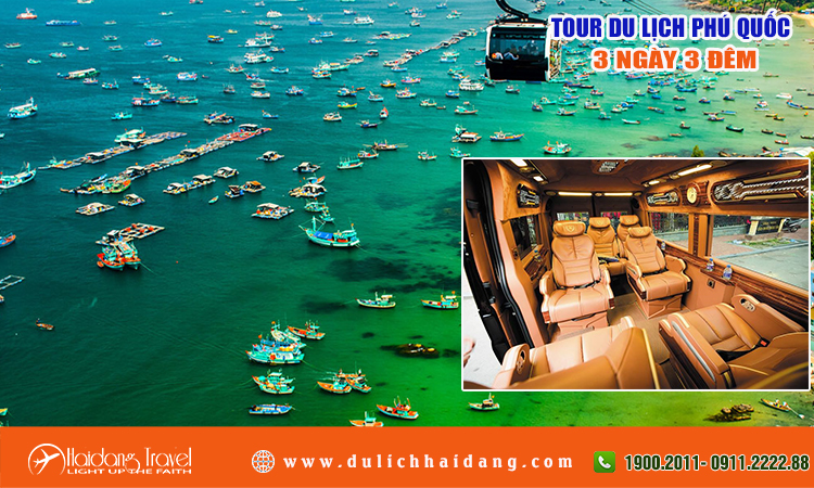 Tour Phú Quốc 3 ngày 3 đêm xe giường nằm